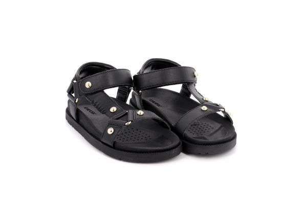 Παιδικό Πέδιλο για Κορίτσι Geox Ανατομικό Χρώματος Μαύρο J65P0D 000BC C9999