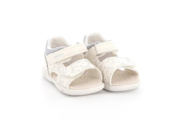 Παιδικό Πέδιλο για Κορίτσι Geox Ανατομικό Χρώματος Λευκό B556FD 000BC C0007