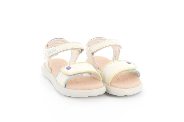 Παιδικό Πέδιλο για Κορίτσι Geox Ανατομικό Χρώματος Λευκό J65MSC 05402 C0653
