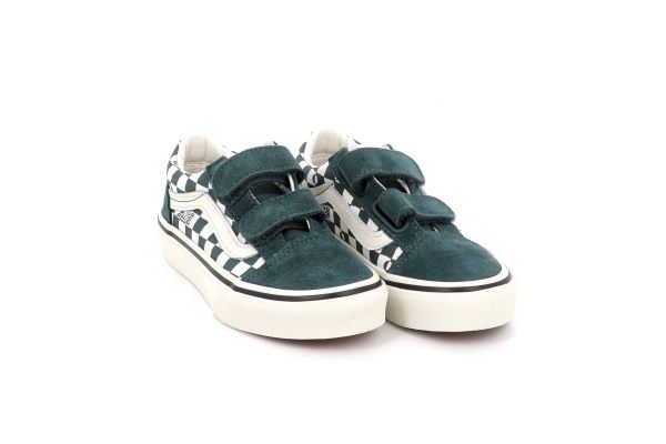 Παιδικό Χαμηλό Casual για Αγόρι Vans Old Skool V Χρώματος  Πράσινο VN000CYAFRJ1