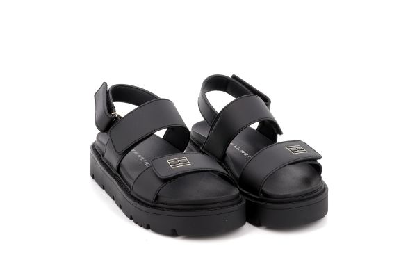 Παιδικό Πέδιλο για Κορίτσι Tommy Hilfiger Χρώματος Μαύρο T3A2-34284-0326