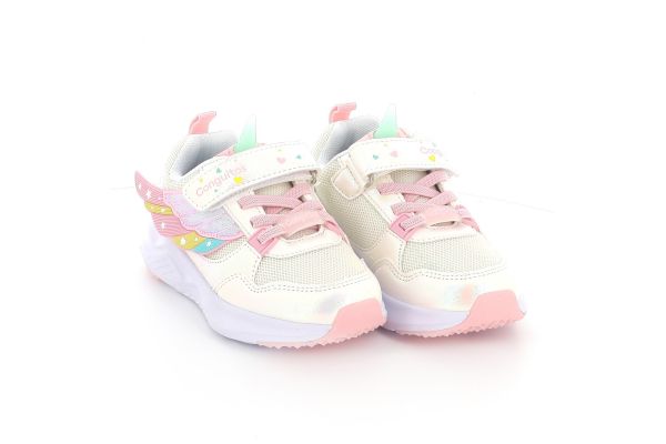 Παιδικό Αθλητικό Παπούτσι για Κορίτσι Conguitos Unicorn με Φωτάκια Χρώματος Λευκό COSH261038