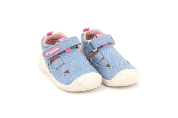 Παιδικό Κλειστό Πέδιλο για Κορίτσι Biomecanics Ανατομικό Χρώματος Μπλε 262179-A371