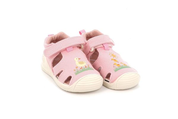 Παιδικό Κλειστό Πέδιλο για Κορίτσι Biomecanics Ανατομικό Χρώματος Ροζ 262178-B032