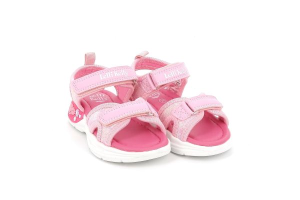 Παιδικό Πέδιλο για Κορίτσι Lelli Kelly Rita με φωτάκια Χρώματος Ροζ LKCL5530