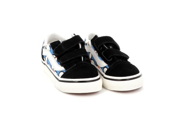 Παιδικό Χαμηλό Casual για Κορίτσι Vans Old Skool V Χρώματος Μαύρο VN000CTGFNM1