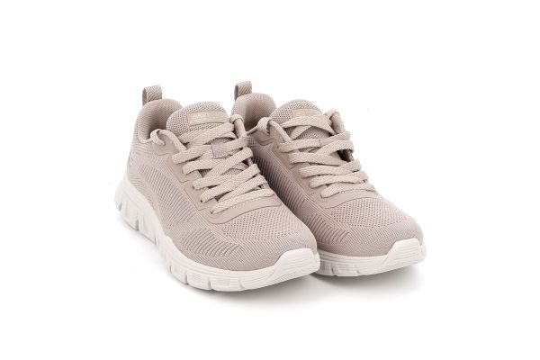 Γυναικείο Αθλητικό Παπούτσι Skechers Bobs B Lite Χρώματος Μπεζ 117700-TPE