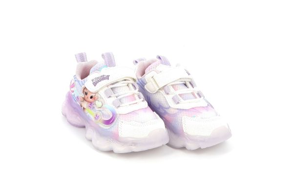 Παιδικό Αθλητικό Παπούτσι για Κορίτσι Adams Bio με φωτάκια Χρώματος Πολύχρωμο SK230-SF074