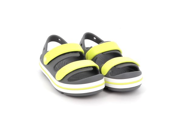 Παιδικό Πέδιλο για Αγόρι Crocs Crocband Cruiser Sandal K Χρώματος Γκρι 209423-1NJ