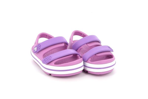 Παιδικό Πέδιλο για Κορίτσι Crocs Crocband Cruiser Sandal K Χρώματος Μωβ 209424-6WQ