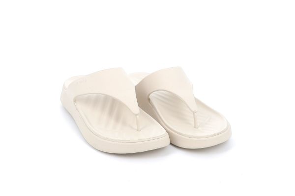 Γυναικεία Σαγιονάρα Crocs Getaway Triangle Flip Χρώματος Μπεζ 212018-2MC