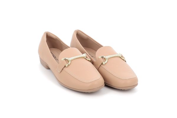 Γυναικείο Μοκασίνι Piccadilly Χρώματος Μπεζ 250266-2