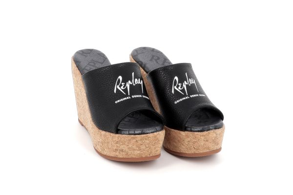 Γυναικείο Mule Replay Χρώματος Μαύρο GWP6S.000.C0002S.003