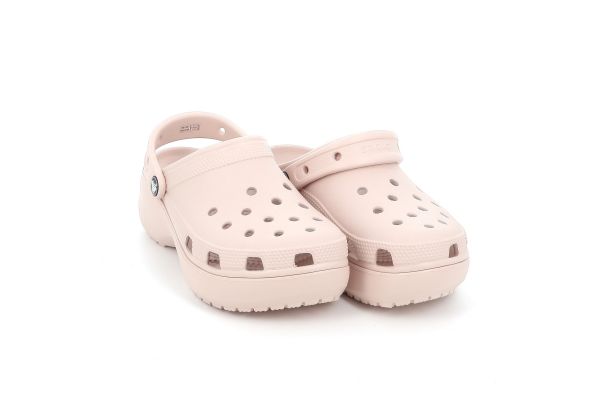 Γυναικείο Σαμπό Crocs Classic Platform Clog W Ανατομικό Χρώματος Ροζ 206750-6UR
