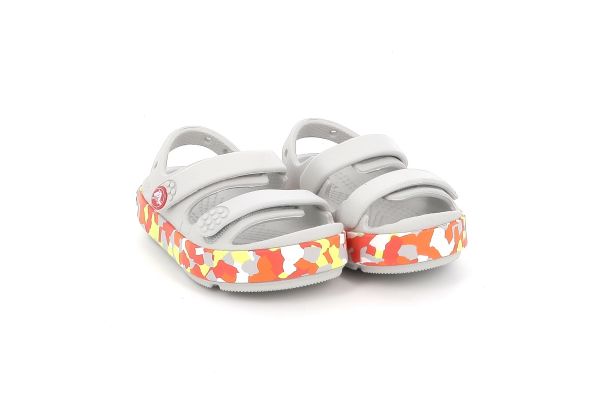 Παιδικό Πέδιλο για Αγόρι Crocs Crocband  Cruiser Glow Confetti Bands Dt Χρώματος Γκρι 212528-1X8