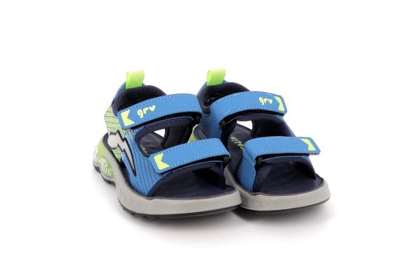 Παιδικό Πέδιλο για Αγόρι Garvalin με φωτάκια Χρώματος Μπλε 262777-A008