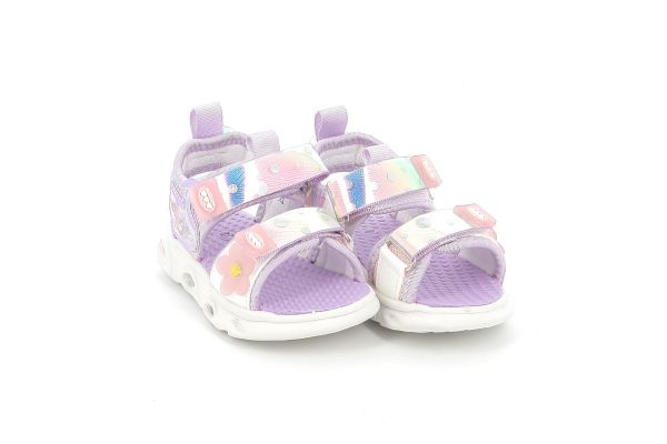 Παιδικό Πέδιλο για Κορίτσι New8teen με Φωτάκια Χρώματος Μωβ B0043310