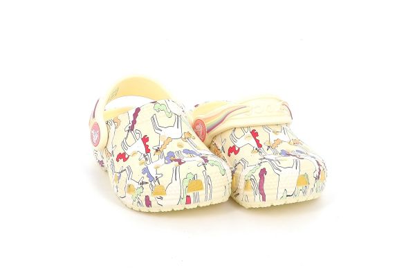 Παιδικό Σαμπό για Κορίτσι Crocs Classic Unicorn Graphic Clog T Ανατομικό Χρώματος Κίτρινο 212515-7CJ