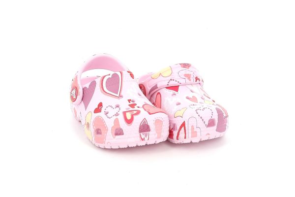 Παιδικό Σαμπό για Κορίτσι Crocs Classic Vday Clog T Ανατομικό Χρώματος  Ροζ 209755-7CI