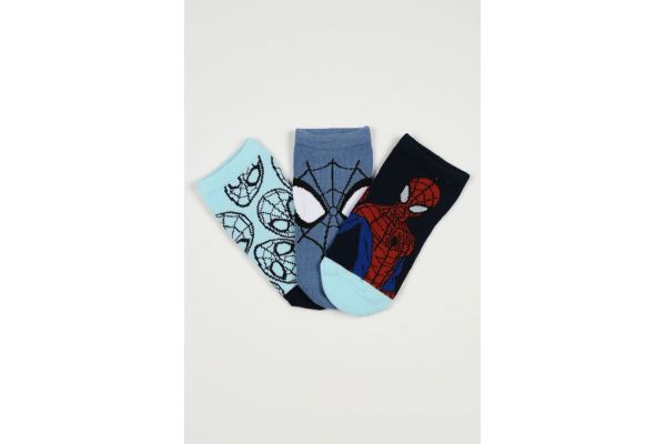 Παιδικές Κάλτσες για Αγόρι Disney Spider-Man Χρώματος Πολύχρωμo EZO6042.PACK2