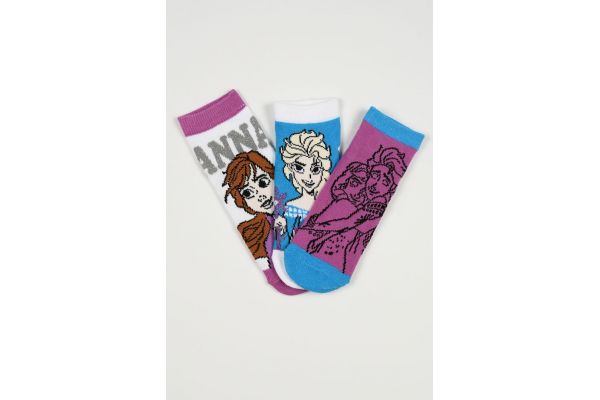Παιδικές Κάλτσες για Κορίτσι Disney Frozen Χρώματος Πολύχρωμo EZO6014.PACK2