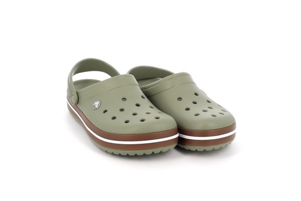Ανδρικό Σαμπό Crocband Gum Clog Ανατομικό Χρώματος Πράσινο 212756-3BX