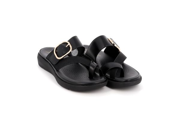 Γυναικεία Comfort Παντόφλα Parex Χρώματος Μαύρο 12133003.B