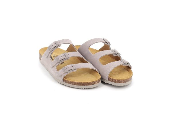Γυναικεία Comfort Παντόφλα Plakton Χρώματος Γκρι 186456-823