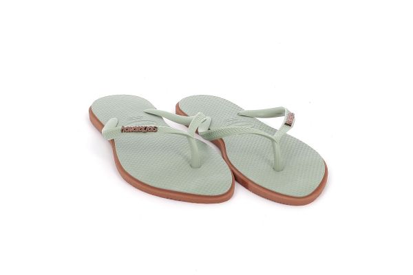 Γυναικεία Σαγιονάρα Havaianas Slim Point Χρώματος Πράσινο 4149584-1797