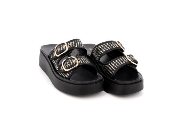 Γυναικείο Mule B-Soft Χρώματος Μαύρο 218-825