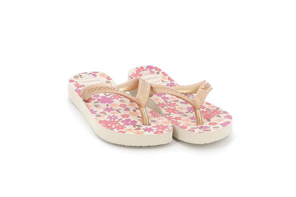 Παιδική Σαγιονάρα για Κορίτσι Havaianas Kids Flores  Χρώματος Μπεζ 4000052-1685