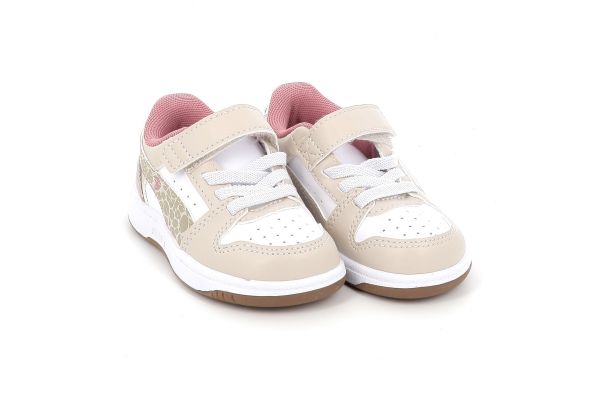 Παιδικό Αθλητικό Παπούτσι για Κορίτσι Puma Rebound V6 Lo AC+ Χρώματος Μπεζ 407463-01
